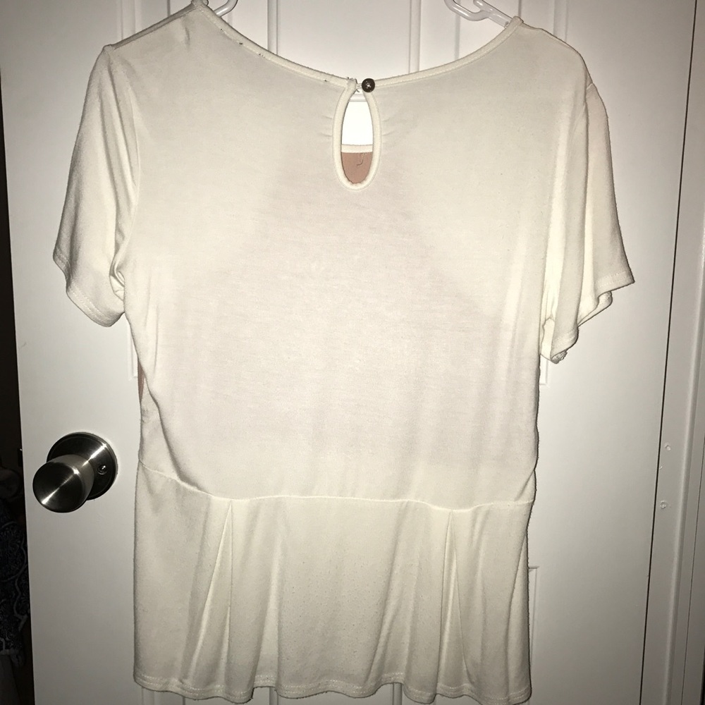 Pink/White Top - Picture 2 of 2